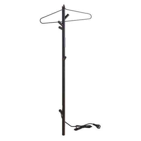 704151010 Электрический полотенцесушитель-стойка мини 30W черный матовый BEMETA фото 2