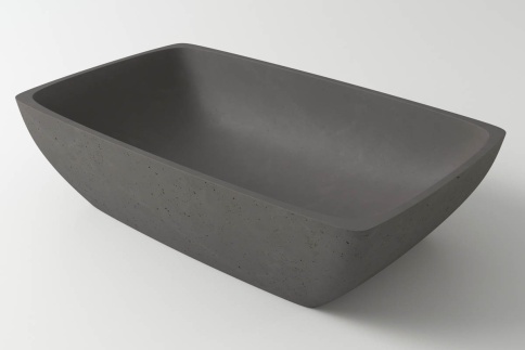 2.02.010.44.4 TITAN Раковина 59x36 Nano Concrete бетон HOLBI фото 1