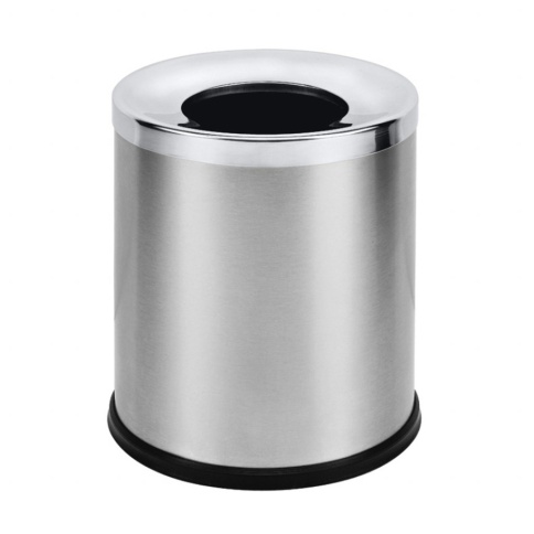 150115161 HOTEL Мусорный ящик для комнаты сталь шлифованная BEMETA фото 1