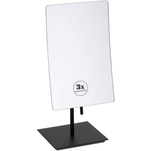 116201310 Косметическое зеркало прямоугольное настольное черный BEMETA фото 1