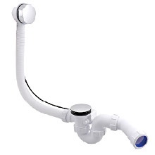 208872 Слив-перелив SAVONA (клик-клак) хром RIHO фото 1