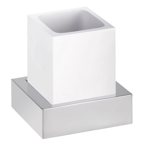 145511012 GAMMA Настенный держатель зубных щеток,  белый/хром BEMETA фото 1