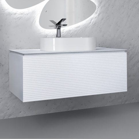 *Stn.01.100/P/W/JR Тумба Stone 100 белый JORNO фото 2