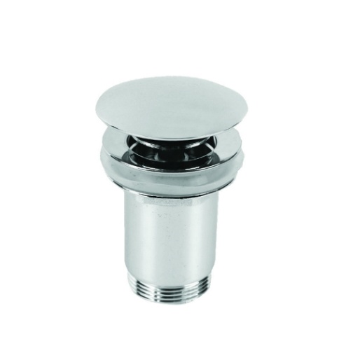 EUVCR02 Выпуск Click-Clack для раковины с переливом (латунь) хром PLASTBRNO фото 1