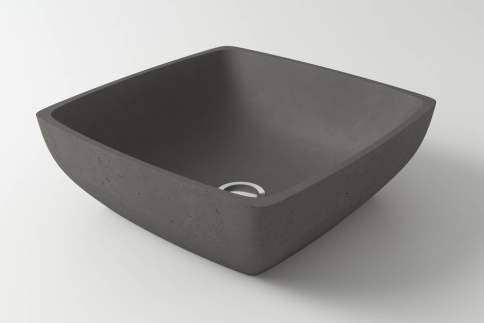 2.02.007.44.4 JUPITER Раковина 43x43 Nano Concrete бетон HOLBI фото 1
