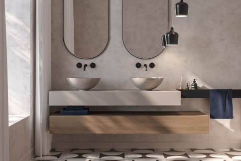 1.02.016.11.3 DEMETER Раковина 40x40 Soft Rock Color палитра RAL HOLBI фото 3