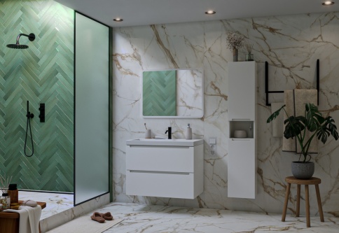 DPBM Пенал Дион Белый мат (универсальный L/R) фото 4