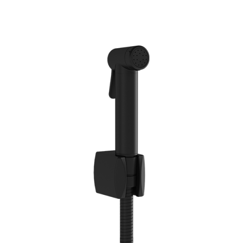 A4574736 Душ гигиенический с держателем и шлангом матовый черный VITRA фото 1