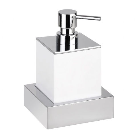 145509012 GAMMA Настенный дозатор жидкого мыла, белый/хром BEMETA фото 1