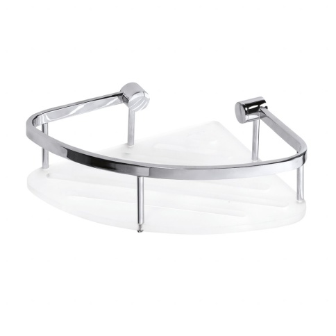 146208376 CYTRO Угловая полочка для мыла хром/белый BEMETA фото 1