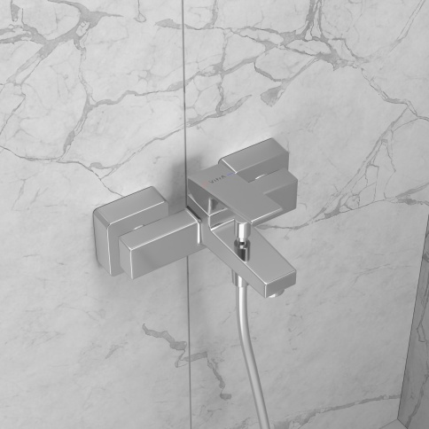 A43520EXP Minimax Square Смеситель для ванны (без душевого гарнитура) хром VITRA фото 5