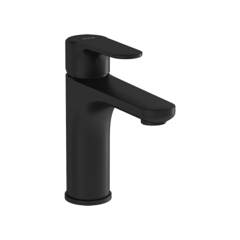 A4270636EXP Root Round Смеситель для раковины черный матовый VITRA фото 1