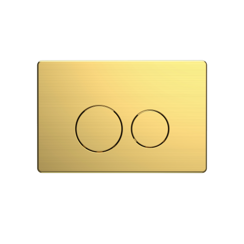 OL-R22-BG Панель смыва (металл) матовое золото OLIVEEKA фото 1