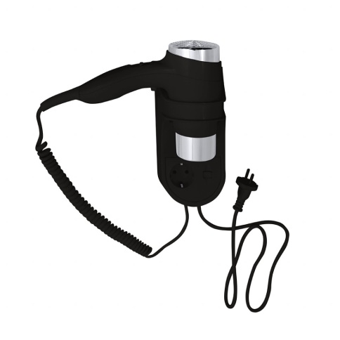 945233058 HOTEL Фен с держателем и розеткой черный BEMETA фото 1