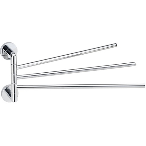 166204112 STELLA Полотенцедержатель тройной поворотный, хром BEMETA фото 1