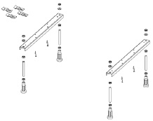 207093 Ножки UNIVERSAL RIHO фото 2
