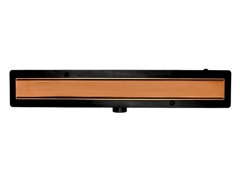 SZH940R Душевой лоток с рамкой и решеткой 40см из нержавеющей стали DESIGN4 цвет матовое розовое золото PLASTBRNO фото 2