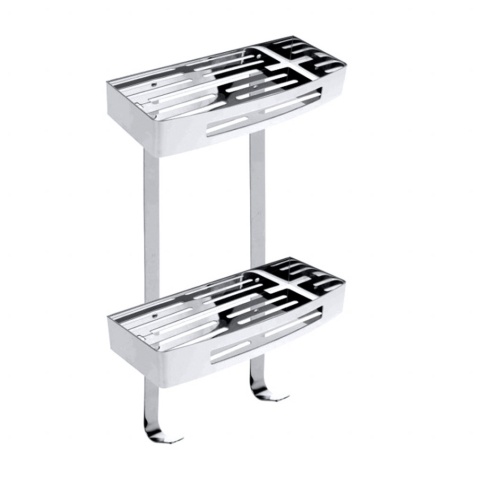 102308241 CYTRO Двойная полочка для мыла хром BEMETA фото 1