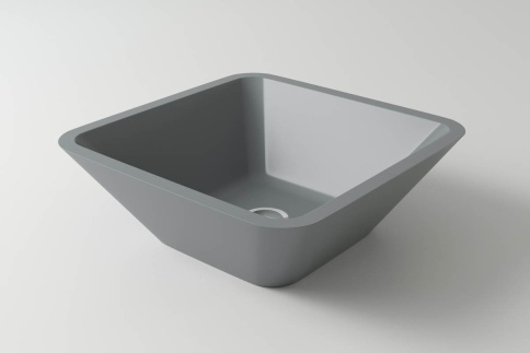 1.02.004.11.3 SATURN Раковина 42x42 Soft Rock Color палитра RAL HOLBI фото 1