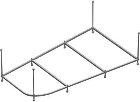 RAMA0109 Усиленная рама YUKON лев. 160х90 фото 2