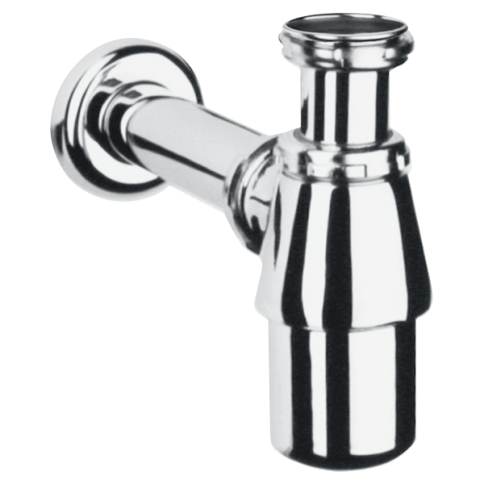 A45122 Сифон бутылочный для раковины (металлический) хром VITRA фото 1