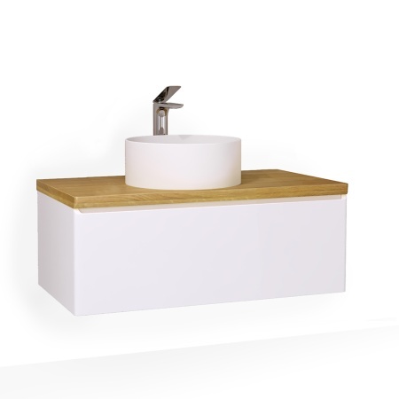 *SolN.01.100/P/W/JR Тумба Solis 100 подвесная белый JORNO фото 1