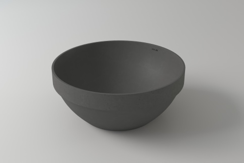 2.02.021.44.4 CAPELLA Раковина полувстроенная 41x41 Nano Concrete бетон HOLBI фото 1