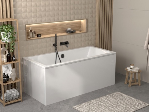 ВПР0360000100 KERO Ванна прямоугольная 170х80 белая ALBA SPA фото 2