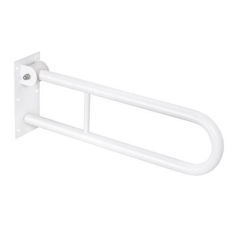 301507804 Откидной поручень с фиксатором 600 мм белый BEMETA фото 1