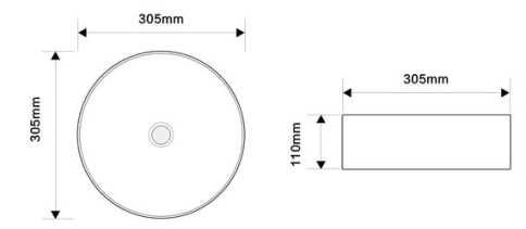 9514A Раковина-чаша 30,5х30,5см белая OLIVEEKA фото 4