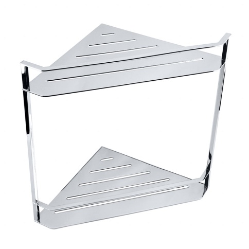 146208202 CYTRO Двойная полочка для мыла угловая хром BEMETA фото 1