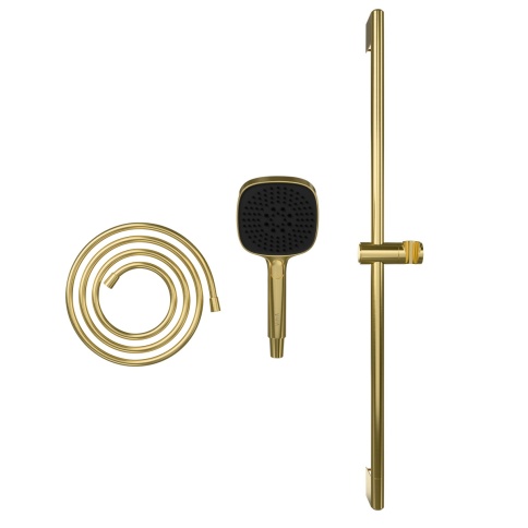 A4591725EXP CORE Square Душевой гарнитур золото брашированное VITRA фото 2