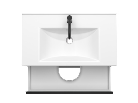 P80WM Тумба под раковину Парма 80 белый матовый фото 2