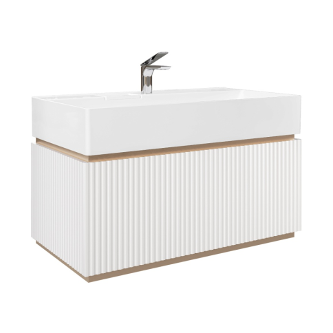 Fil.01.90/P/W/JR Тумба Filoro 90 подвесная белый JORNO фото 1