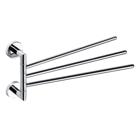 104204112 OMEGA Тройной полотенцедержатель поворотный, хром BEMETA фото 1