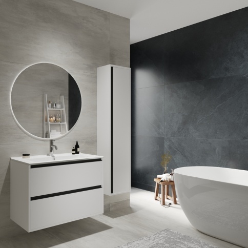 PPWM Пенал Парма белый матовый (универсальный L/R) фото 3