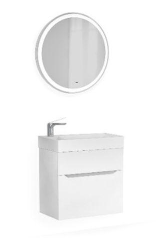 *Тумба Folk 65 подвесная белая JORNO фото 1