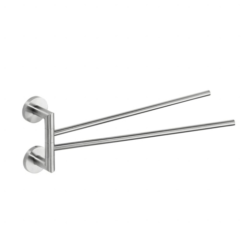 104204105 NEO Полотенцедержатель двойной поворотный,  сталь шлифованная BEMETA фото 1