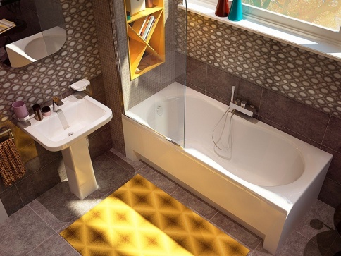 ВПР0250300100 MIAMI Ванна прямоугольная 170х75 белая ALBA SPA фото 2