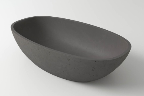 2.02.008.44.4 TEFIA Раковина 63x35 Nano Concrete бетон HOLBI фото 1