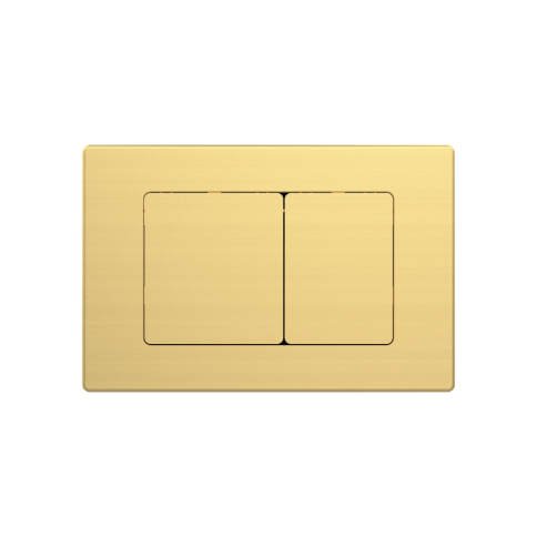 OL-E12-BG Панель смыва (металл) матовое золото OLIVEEKA фото 1