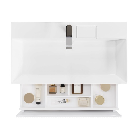 Fil.01.90/P/W/JR Тумба Filoro 90 подвесная белый JORNO фото 5