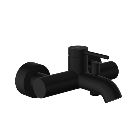 A4354836EXP Minimax Round Смеситель для ванны (без душевого гарнитура) черный матовый VITRA фото 1