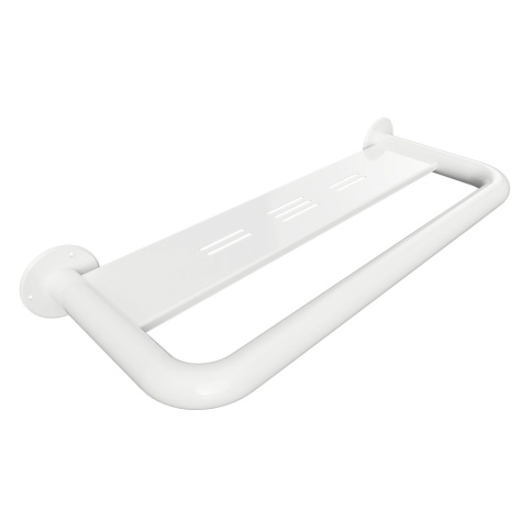 301100574 Поручень с полкой 580x220 мм белый BEMETA фото 1