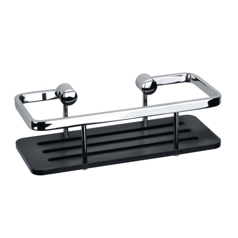 146208396 CYTRO Полочка для мыла хром/черный BEMETA фото 1