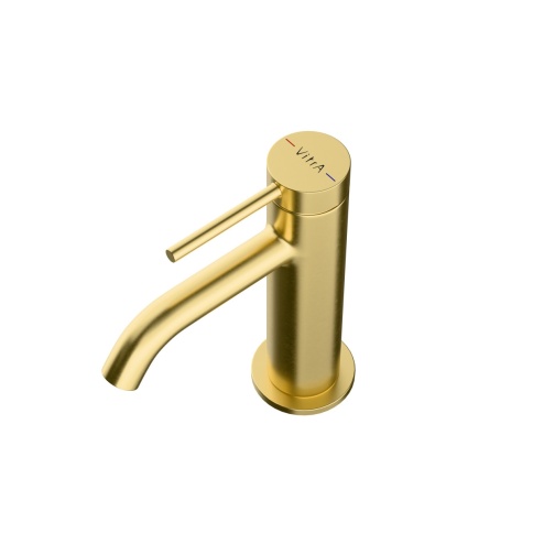 A4353025EXP Minimax Round Смеситель для раковины золото брашированное VITRA фото 2