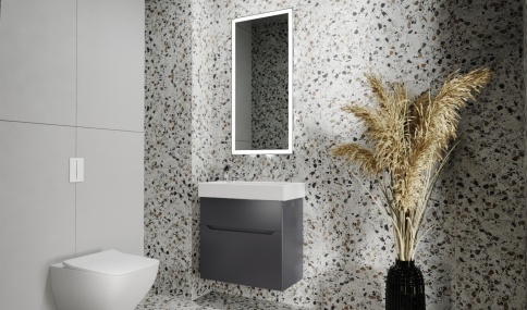 *Тумба Folk 65 подвесная антрацит JORNO фото 5