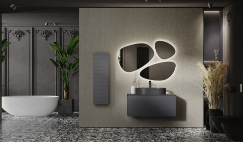 *Stn.01.100/P/A/JR Тумба Stone 100 антрацит JORNO фото 4