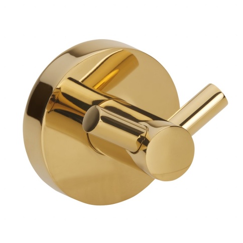 161106032 BRILO Крючок двойной золото глянцевое BEMETA фото 1