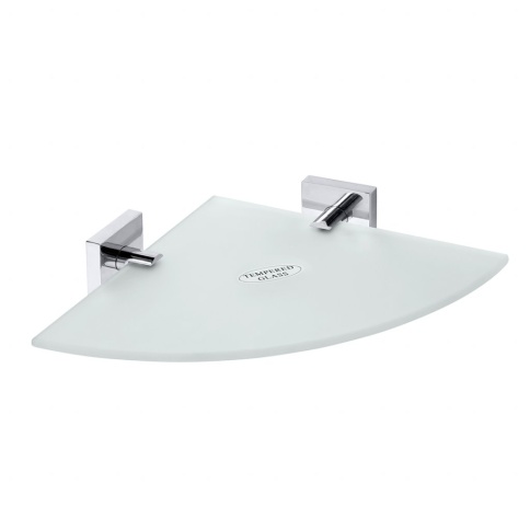 132102012 BETA Cтеклянная полка, угловая модeль  BEMETA фото 1